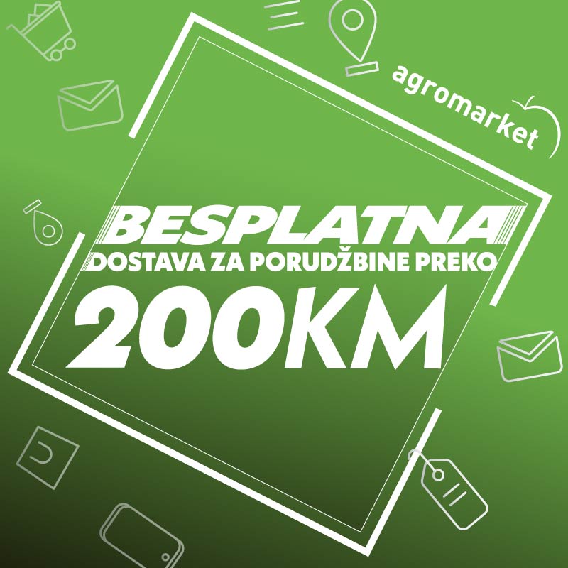 Besplatna dostava za narudzbe preko 200 KM