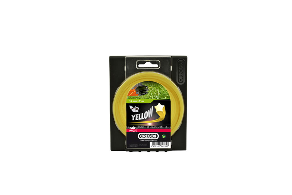 99425E - Silk za trimer, YELLOW STARLINE, 3mm x 15m