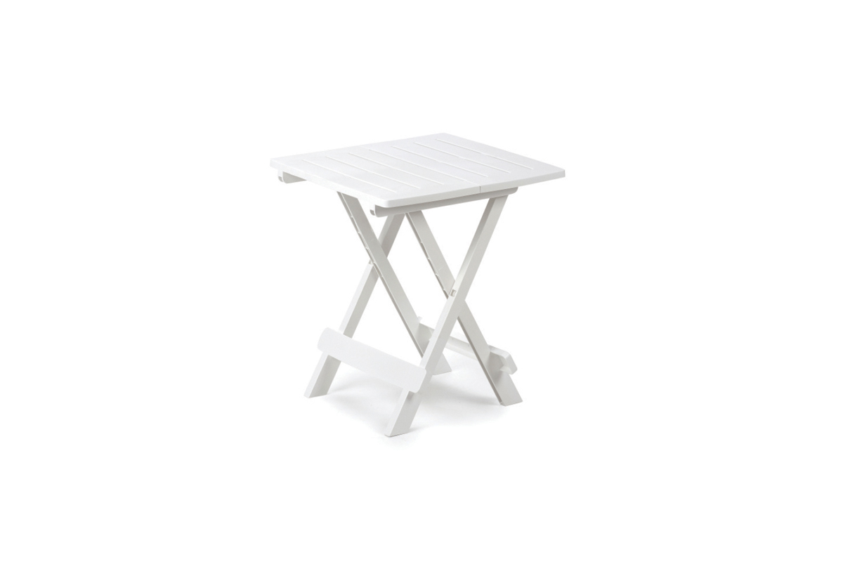 Bastenski sto plasticni 44 x 44 x 50 cm - BELI ADIGE 