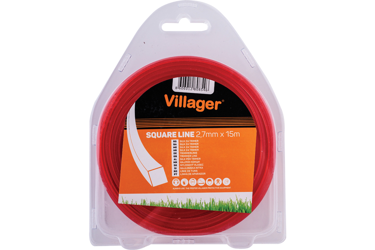 Silk za trimer 3,0mm x 50m (1LB) - cetvrtasta nit Villager (30) 