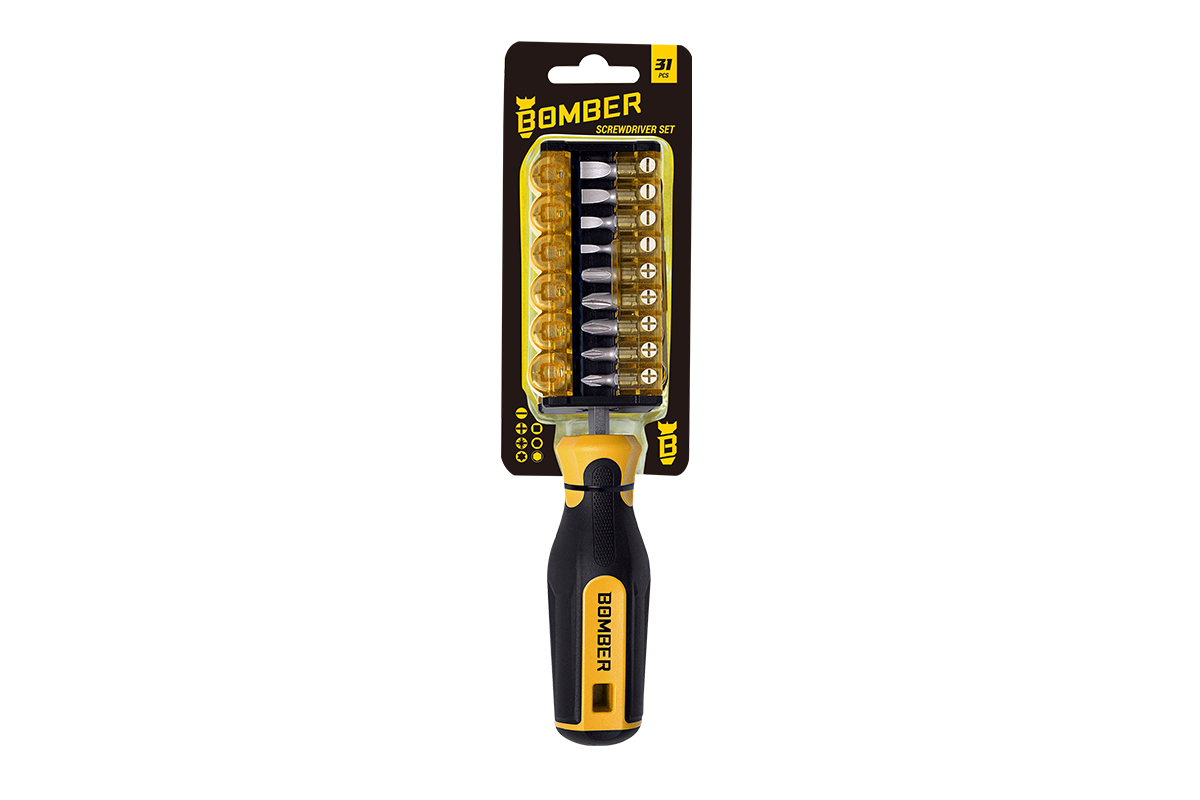 Set odvijača sa nastavcima 31 kom 
