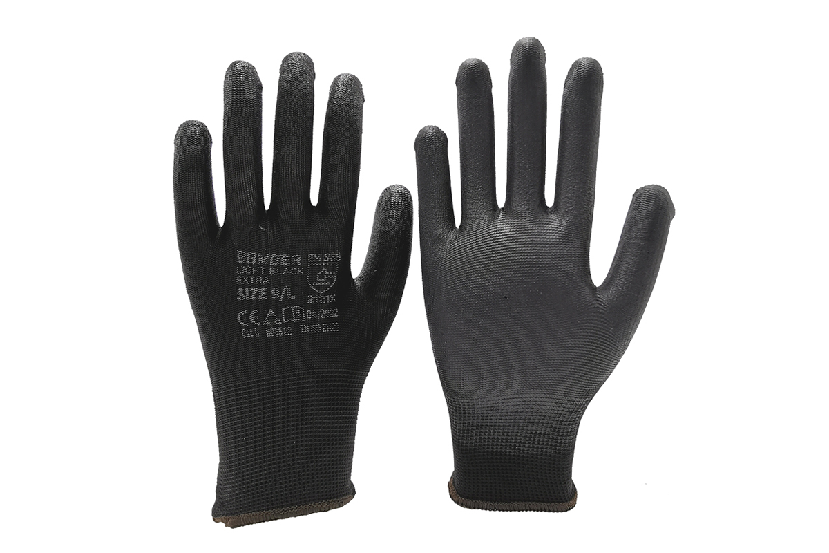 Rukavice Bomber Light Black 10 extra 
