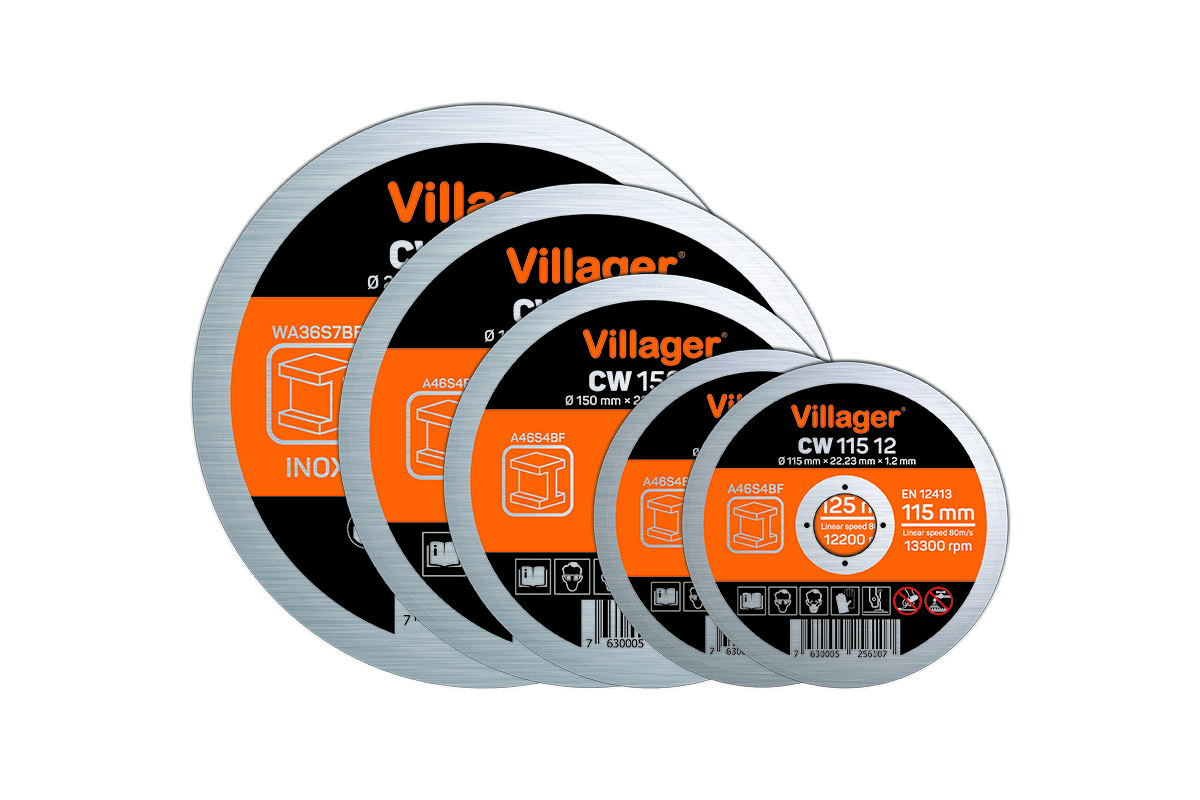 Rezna ploča za metal Villager VCW12512 125x1.2 mm