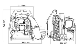 Motorni duvac za lisce VB 5290E 