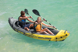Kajak dvosed sa veslima i pumpom 312cmx91cmx51cm EXPLORER K2