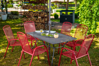 Sto metalni MELFI 1500x900x740mm -sivi