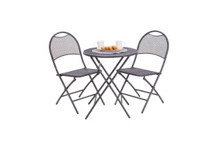 Balkon set 545x455x890mm stolice i sto na sklapanje