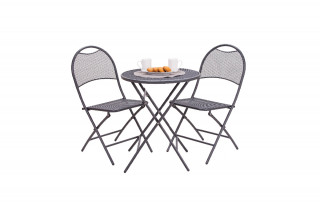Balkon set 545x455x890mm stolice i sto na sklapanje