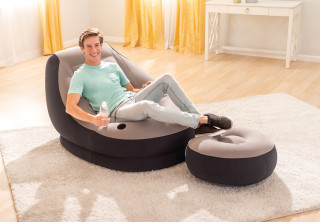 Fotelja sa tabureom 99x1,3x76 cm - ULTRA LOUNGE