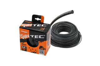 Silk za trimer 2.4mm x 50m - okrugla nit VillyTec, black silent 