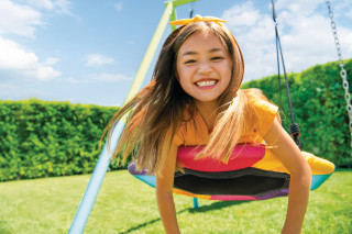 Dečija metalna ljuljaška dva sedišta 