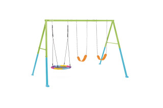 Dečija metalna ljuljaška trodelni set 