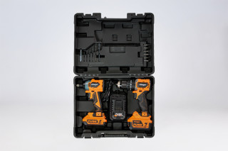 FUSE set bušilica VLP 5121 + odvrtač VLP 6420, baterija 1x2,0Ah,1x4,0Ah, punjač 2,4A 