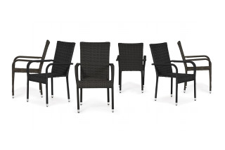 Bay stolica od ratana crna 6/1 