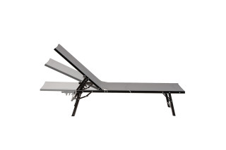 Sklopiva ležaljka crna Marli 