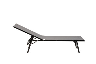 Sklopiva ležaljka crna Marli 