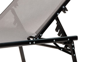Sklopiva ležaljka crna Marli 