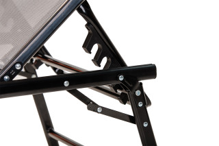 Sklopiva ležaljka crna Marli 