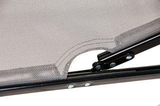 Sklopiva ležaljka crna Marli 