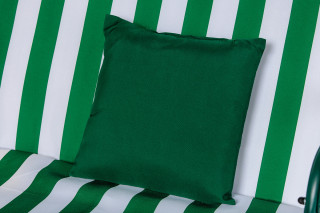 Mykonos ljuljaška zeleno-bela sa jastucima 