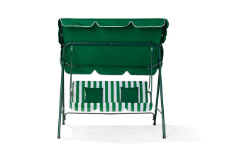 Mykonos ljuljaška zeleno-bela sa jastucima 