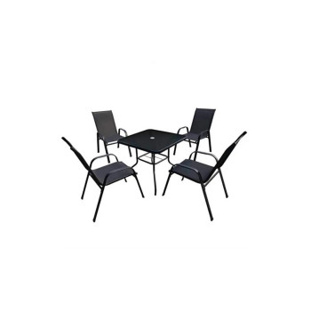 Bastenski set - sto + 4 stolice (novo) 
