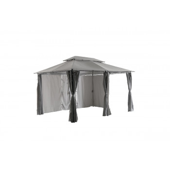 Metalna tenda gazebo BELIZE - siva 