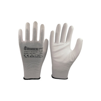 Rukavice bomber light white L 