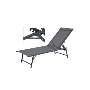 Sklopiva ležaljka crna Marli 