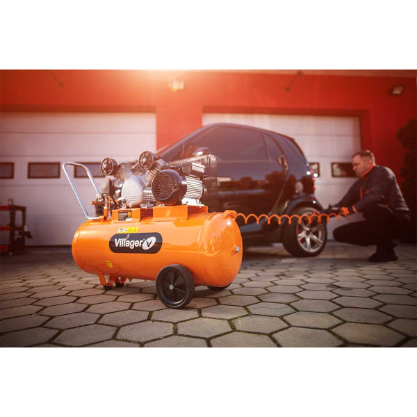 Kompresor za vazduh 100 L - V motor VAT VE-100 L