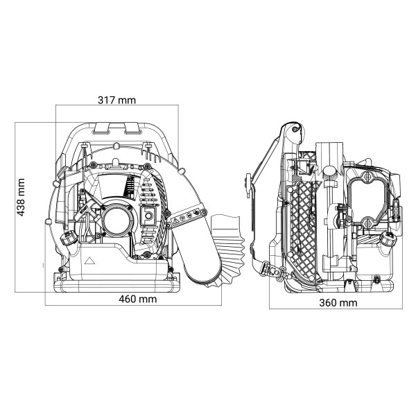 Motorni duvac za lisce VB 5290E 