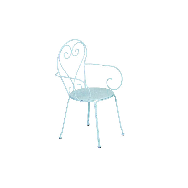 Stolica metalna MOKA 51x52x89cm - bela 