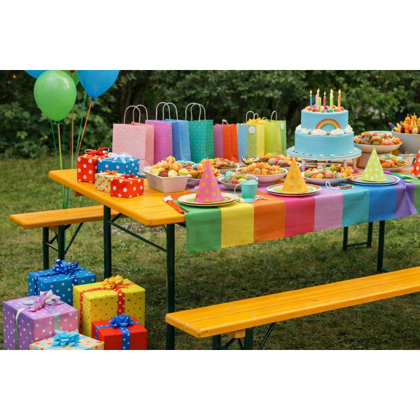 Baštenski set STOUT- sto + 2 klupe 220 x 80 