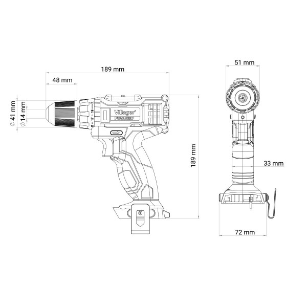 Fuse akumulatorska busilica VLN 3220 