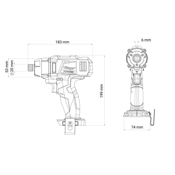 Fuse akumulatorski udarni zavrtac VLN 3420 