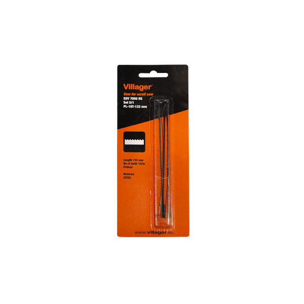 Testere za modelarsku testeru ssv 7050 rs pakovanje set 5/1 pl-18t-133 mm 