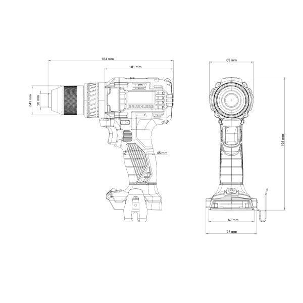 FUSE akumulatorska brushless bušilica VLP 5020 