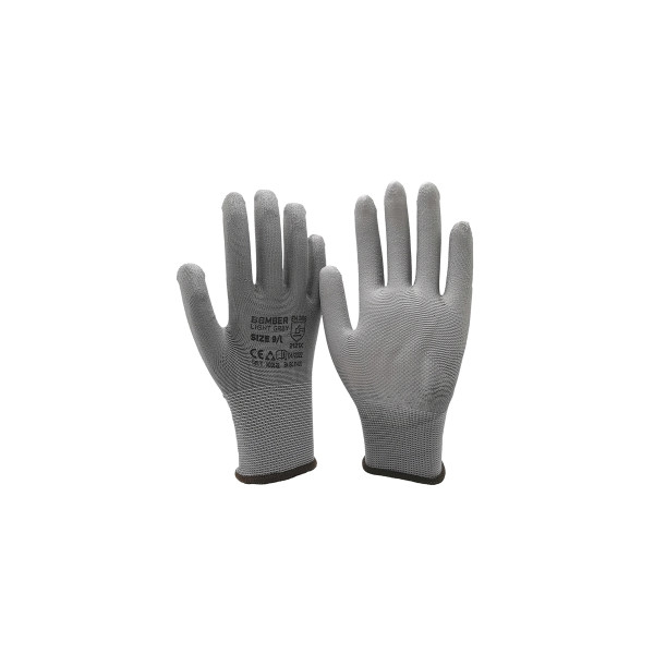 Rukavice Bomber Light Grey 8 