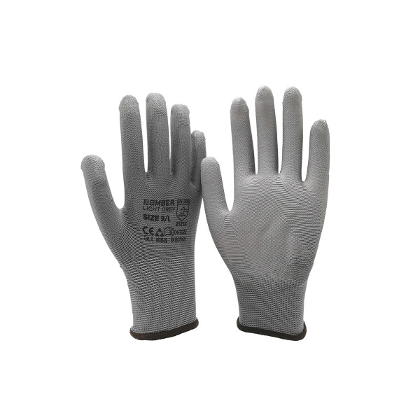 Rukavice Bomber Light Grey 10 