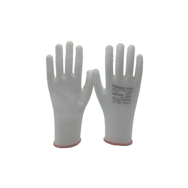 Rukavice Bomber Light White 10 extra 