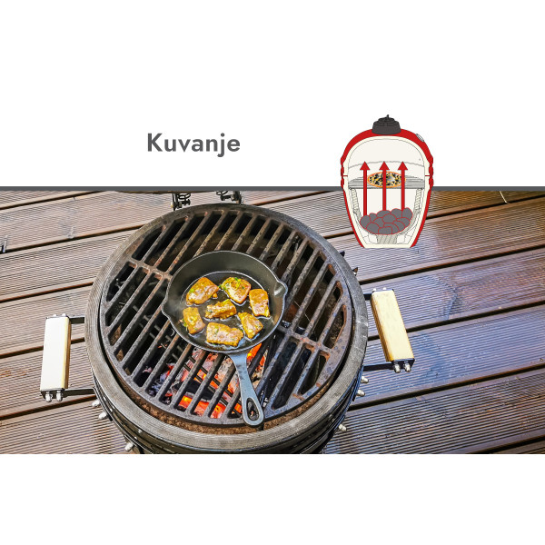 Kamado roštilj 45,7 cm 
