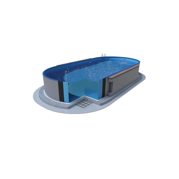 Ibiza oval - 6.00 x 12.0 x 1.50 m