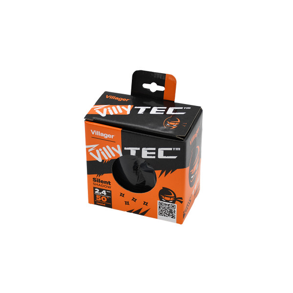 Silk za trimer 2.4mm x 50m - okrugla nit VillyTec, black silent 