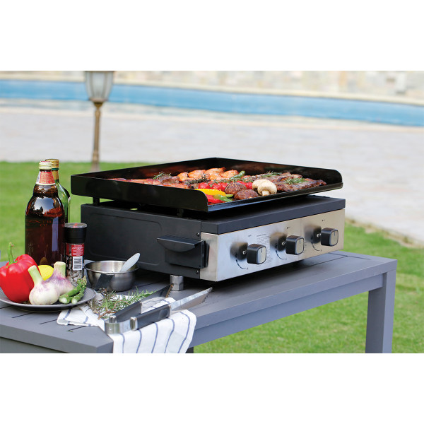 Plancha na gas sa tri gorionika 