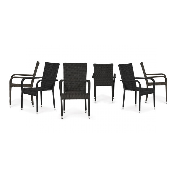 Bay stolica od ratana crna 6/1 
