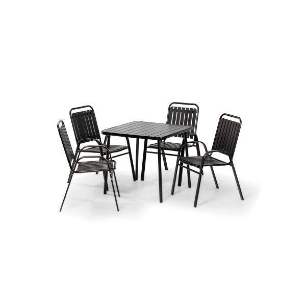 Baštenski set Aruba sa 4 stolice (A+B) 