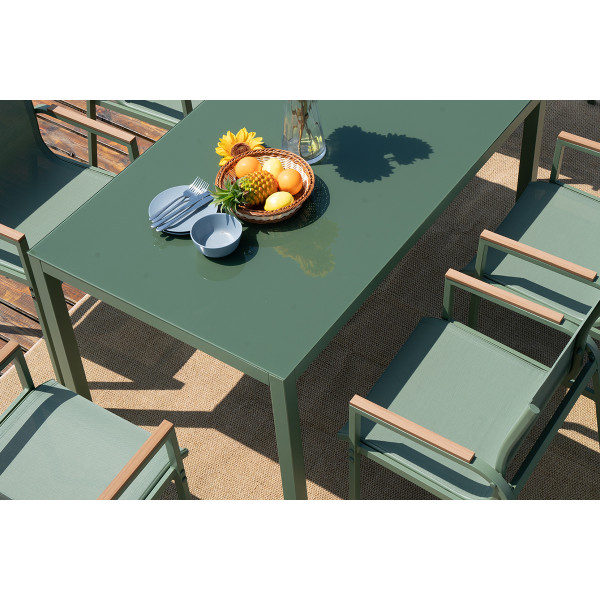 Baštenski set sto + 6 stolica Olive (A+B) 