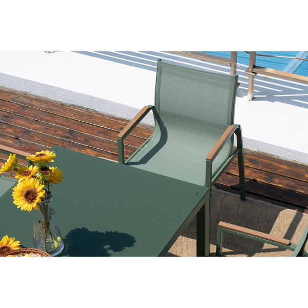 Baštenski set sto + 6 stolica Olive (A+B) 