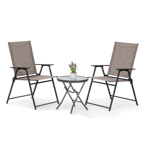 Trodelni set sa dve sklopive stolice Snap Rest 