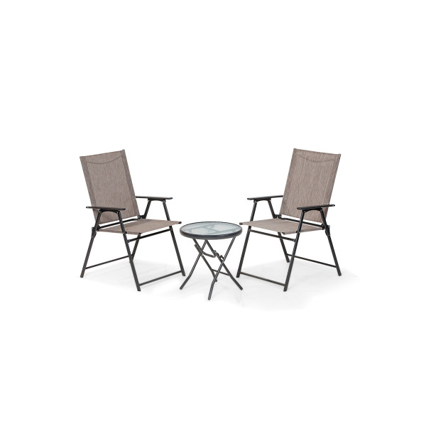 Trodelni set sa dve sklopive stolice Snap Rest 